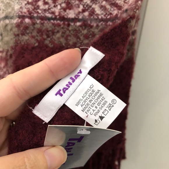 Tanjay women’s multi-colour scarf - Picture 2 of 4